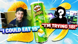 CoD WARZONE RANDOM DUOS | i CONViNCED THE RANDOM TO EAT 18 PRiNGLES AT ONCE!! (NOT CLiCKBAiT)