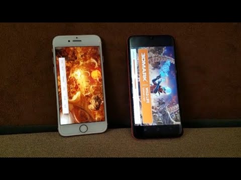 Iphone 8 vs Samsung Galaxy A20e benchmarks,  3D Mark