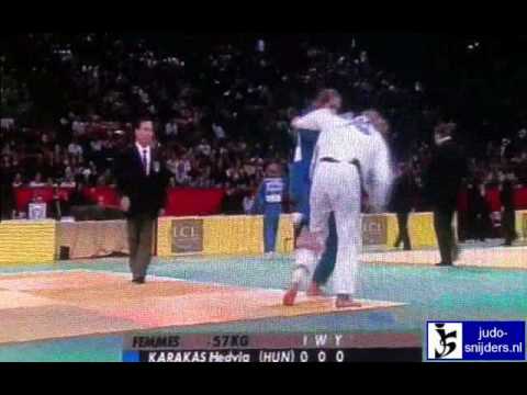 Judo 2010 Grand Slam Paris: Hedvig Karakas (HUN) - Barbara Harel (FRA) [-57kg]