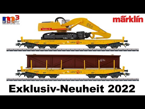Exklusive Neuheit 2022: Märklin 94545 Gleisbau-Wagenset - Nur 1000 Stück weltweit