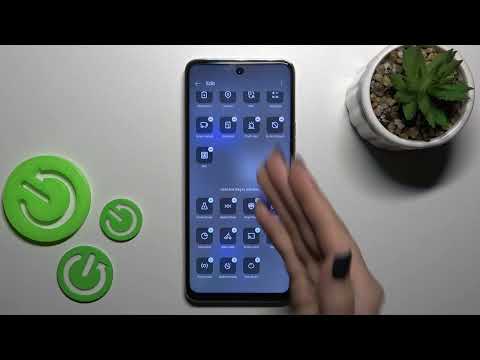Tecno Camon 18p - How to Edit Notification Panel Shortcuts | Manage Quick Menu Icons