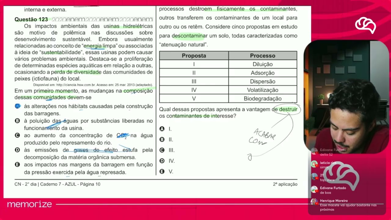 Resolução em Vídeo — Questão 125 ENEM 2020 PPL