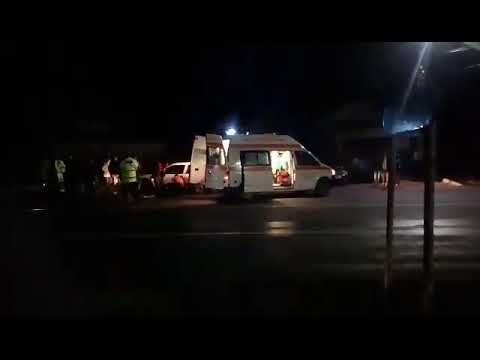 Accident E85 la intrarea-n localitatea Ghe Doja Bacău -11.01.2018