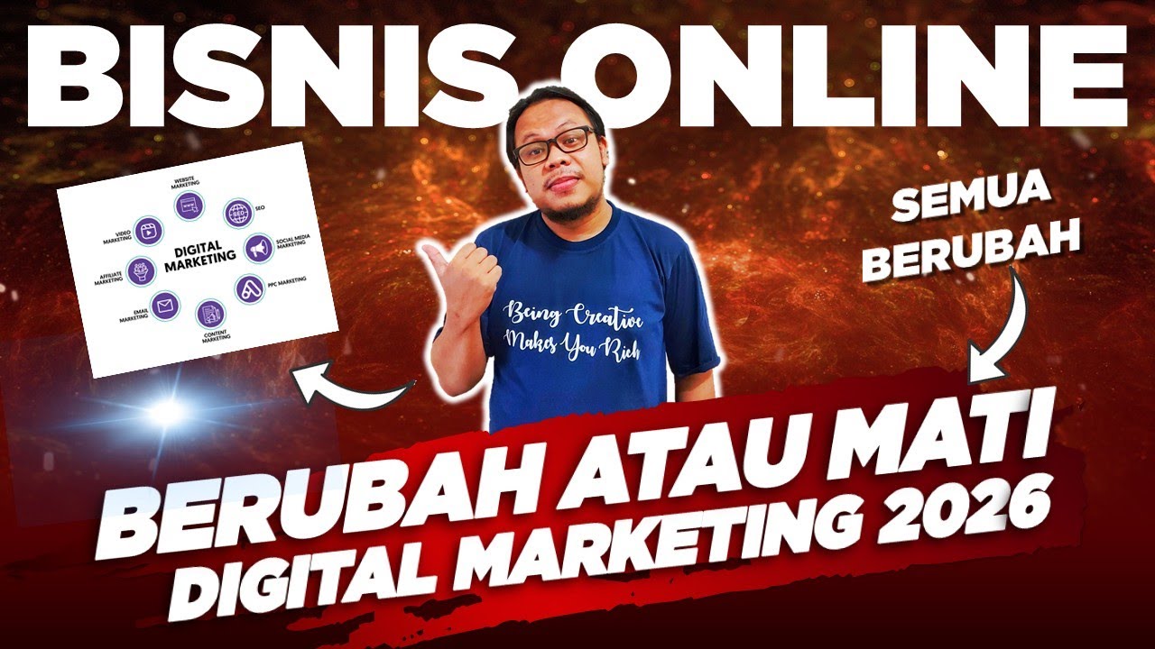 🔴 DIGITAL MARKETING STRATEGY 2026 : STRATEGI BARU YANG BIKIN BISNIS MELEDAK DI ERA AI
