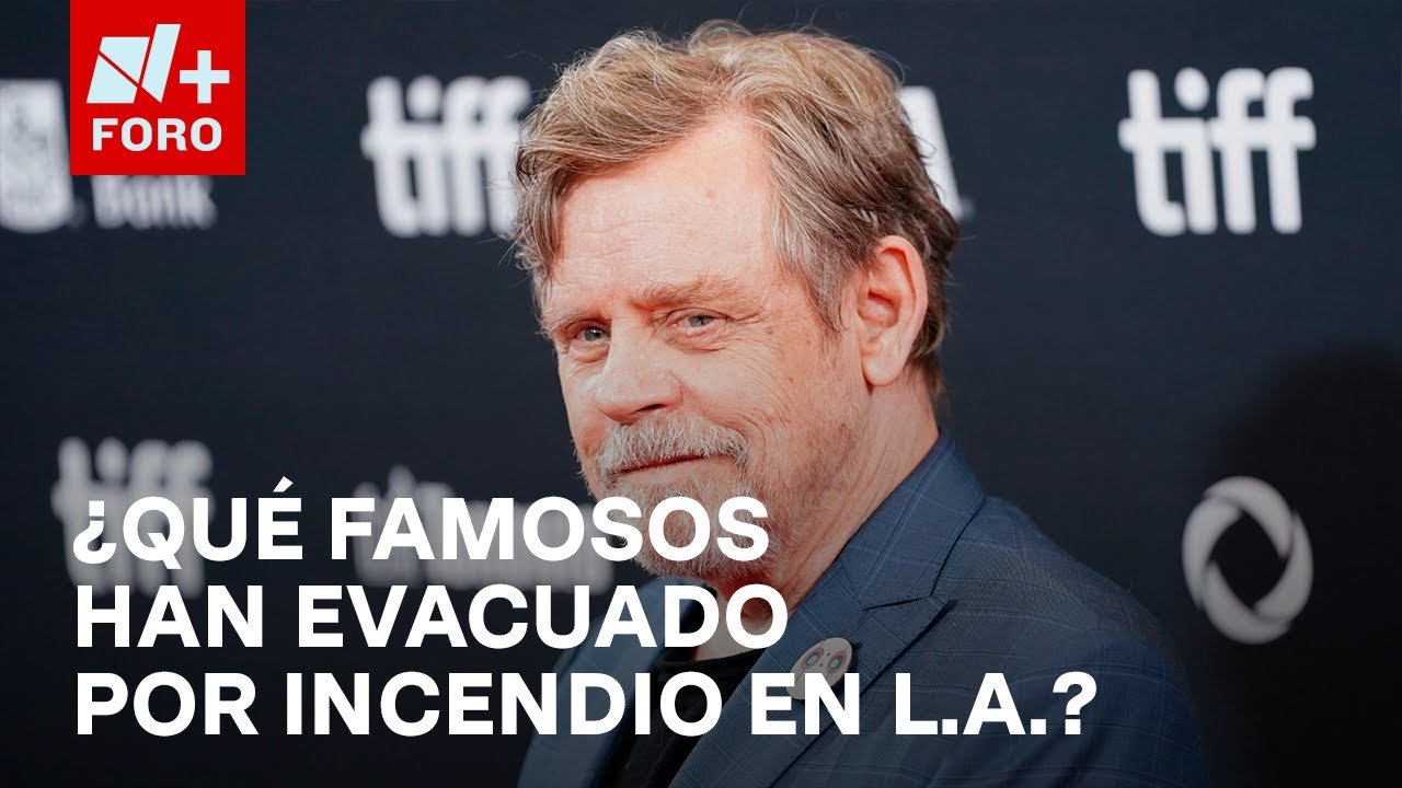 Famosos de Hollywood fueron evacuados por el fuerte incendio en Los Ángeles - A Las Tres
