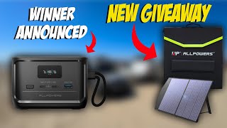 Allpowers SOLAX WINNER Revealed! NEW Giveaway STARTS NOW!