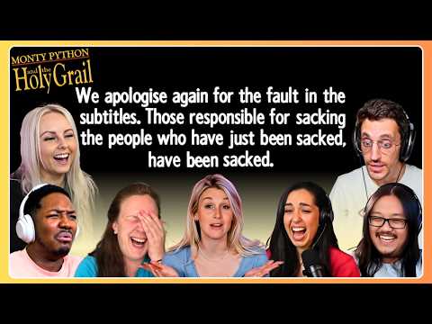 HILARIOUS 'Opening Credits' Reactions 🤣 Monty Python and the Holy Grail Movie Reaction Compilation