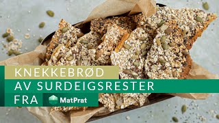 Knekkebrød av surdeigsrester