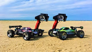 WLToys A959-B vs WLToys A959 Summer Beach Run! High Speed RC Cars In-Depth Comparison Part 2!