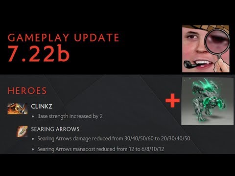 Dota 7.22b Patch Overview And Testing Out Changes + New Roshan Courier