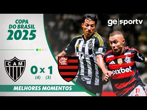 Gols e lances de Atlético Mineiro x Flamengo