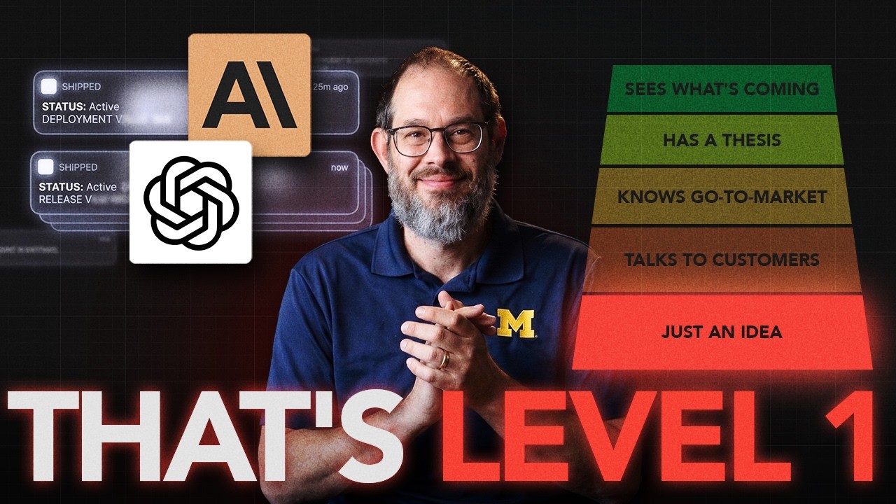 If OpenAI And Anthropic Are Discouraging You, You're Probably A Level 1 Builder.