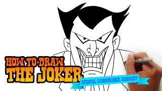 How to Draw The Joker - Step by Step Video
