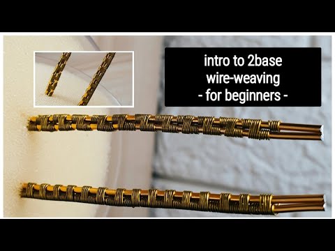 Intro to 2base Wire Weaving - Jewelry-Making Tutorial for Beginners