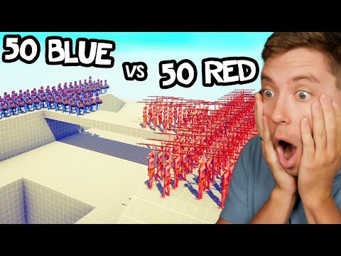 Reacting To 50 vs 50 Ragdolls