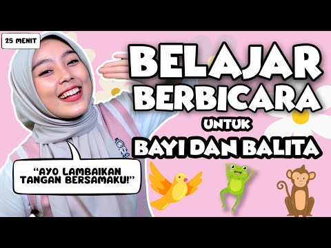 Mengenal Kata Untuk Balita - Kata Pertama Bayi, Lagu Interaktif, Mengenal Hewan Bersama Kak Nisa