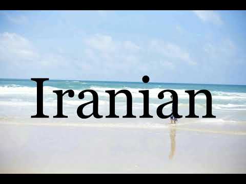 How To Pronounce Iranian🌈🌈🌈🌈🌈🌈Pronunciation Of Iranian