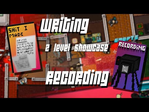 Level Editor Showcase: Writing / Recording