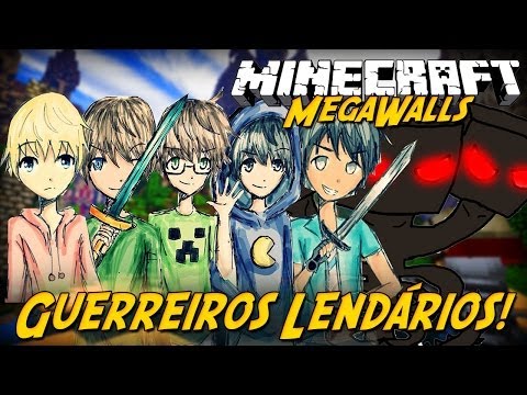 Minecraft: NOVO MAPA ÉPICO! (Mega Walls)
