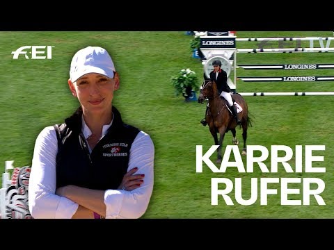 Horses & Tomatoes - Karrie Rufer profile | Longines FEI Jumping World Cup™ 2018/19