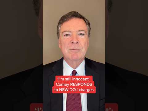 'I'm still innocent': Comey RESPONDS to NEW DOJ charges
