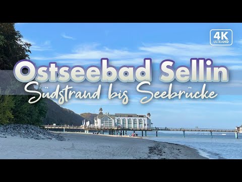 Am Ostseestrand von Sellin - Rügen Urlaub 2022 (4K Walk)
