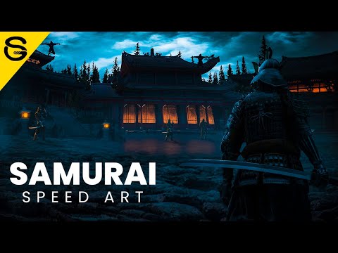 Photo Manipulation Tutorial - SAMURAI Photoshop Speed Art