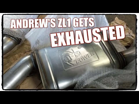 Andrew's ZL1 gets an AFE Exhaust before the DAMAGE!