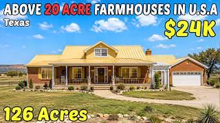 All Homes Are Under $260K! 8 Dirt-Cheap TEXAS Farmhouses with A LOT OF LAND — You Can Still Buy! 🏡