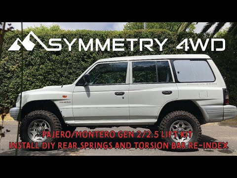 Pajero/Montero NL Gen 2/2.5 - Lift Kit Install - DIY - Torsion Bar Adjust & Re-Index - GQ/Y60 Spring