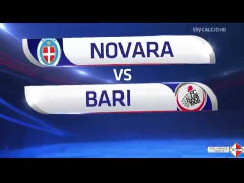 Novara-Bari 1-2 2015-2016 Gonzalez,Maniero,Sansone 32^ giornata