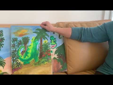 The Angry Little Dinosaur - A Children's Story by Ella!