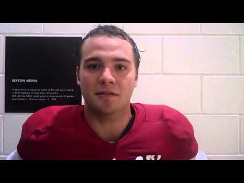 Post-Game Interviews w/SJU Senior Connor Bruns and Soph. Josh Bungum - 2013 UW-Eau Claire