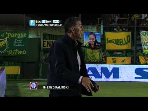 Gol de Kalinski. Defensa 1 - San Lorenzo 3. Fecha 8. Torneo Primera División 2014. FPT