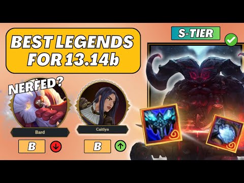 BEST LEGENDS Tier List for Patch 13.14b | TFT Set 9 (Challenger Guide)