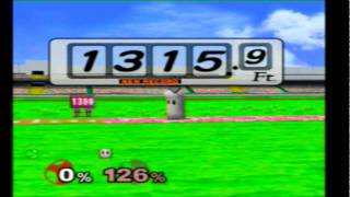 Super Smash Bros. Melee - Home Run Contest (Yoshi Island Stage Unlock)