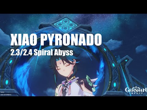 XIAO PYRONADO - Spiral Abyss 2.3/2.4 - Full Star Clear Floor 12 [Genshin Impact]