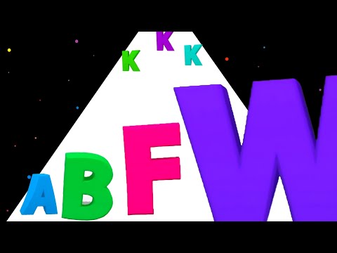 ALPHA SHOOTER 3D - ASMR Gameplay ( Alphabet Merge Run )