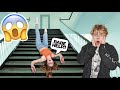 FALLING DOWN THE STAIRS PRANK ON BOYFRIEND **CUTE REACTION**🤕💕 |Piper Rockelle