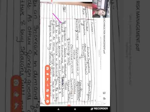 Foreign exchange Risk Management