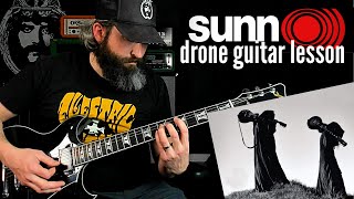 Sunn O))) Drone Metal Guitar Lesson - Richard - Drop Ab Tuning