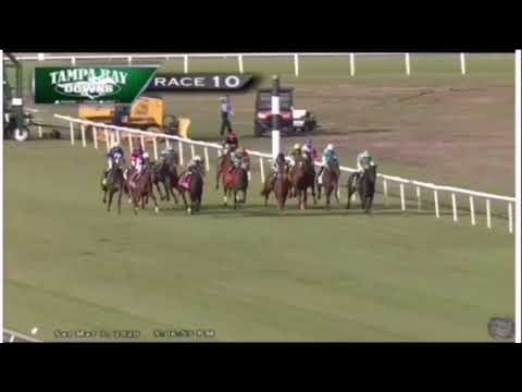 JJ Castellano win the Florida oaks