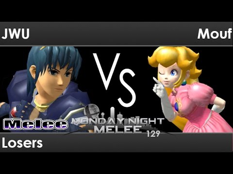 MNM 129 - JWU (Marth) vs Mouf (Peach) Losers - Melee