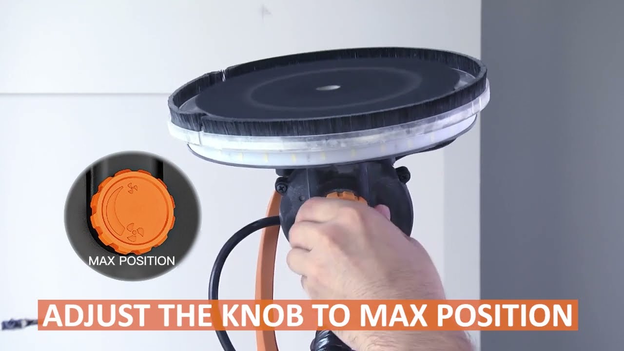 MAXXT Ponceuse à cloisons sèches Électrique pliable Ponceuse video thumbnail