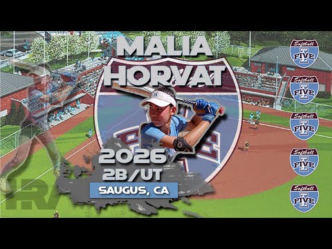 2026 Malia Horvat 🥎 Second Base & UT (Lefty Hitter) Softball Skills Video - i5