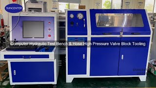 Hydraulic Test Bench & Hose High Pressure Valve Block Tooling #hydrotestbench #pressuretesting