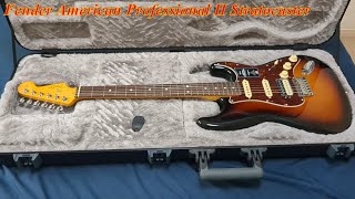 Video thumbnail for GUITAR UNBOXING | Fender American Professional II Stratocaster by guitartez