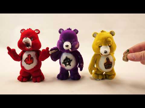 I made the Care Bears, but they don't care.