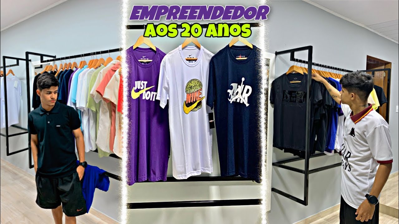 Minha LOJA de roupas masculina | Empreendedor aos 20 anos + Novidades