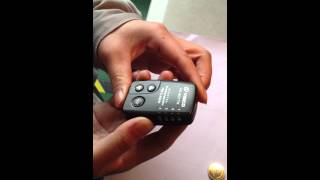 how to correctly replace the battery of VC-801TX remote control